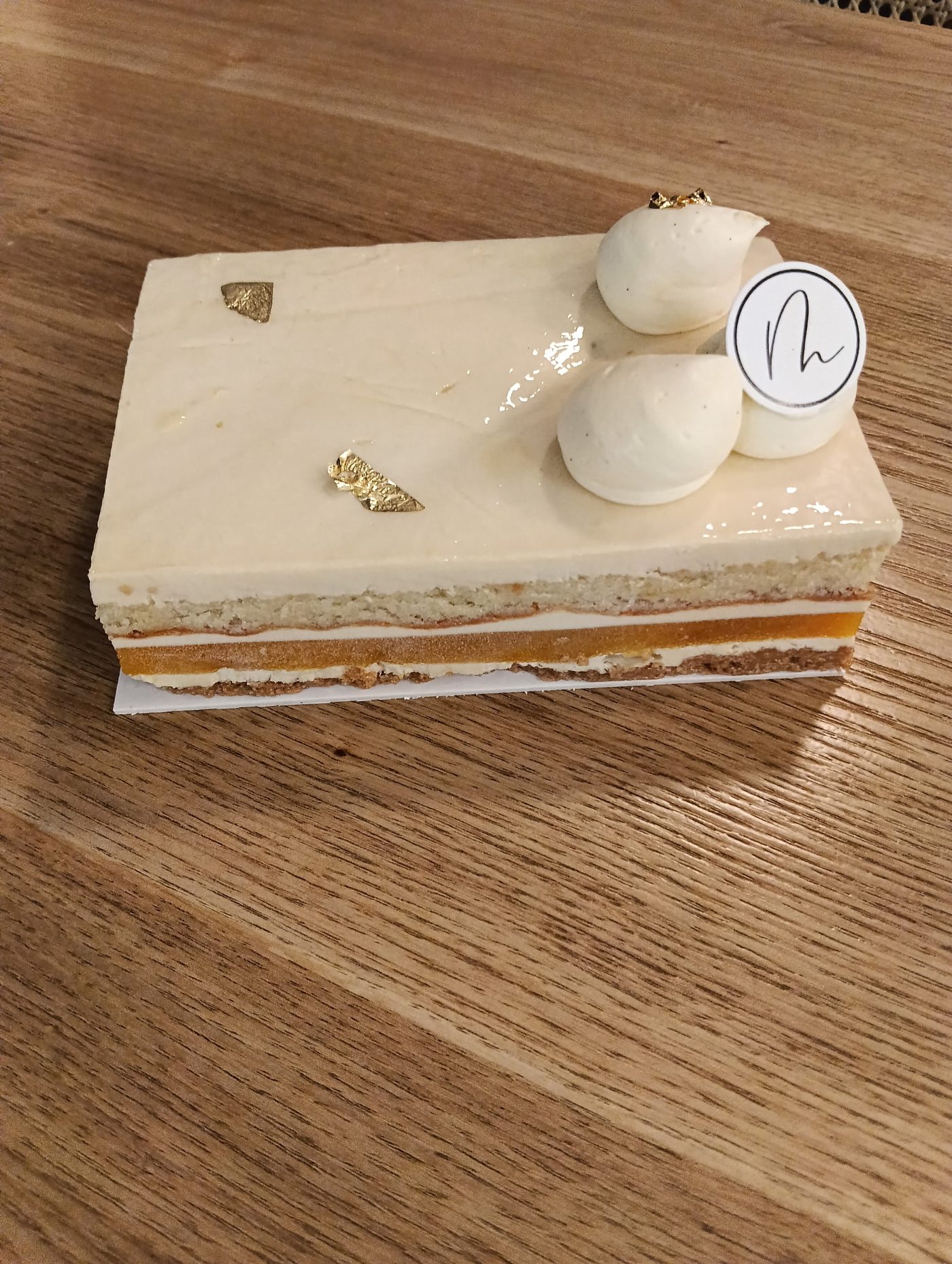 entremets nougat abricot