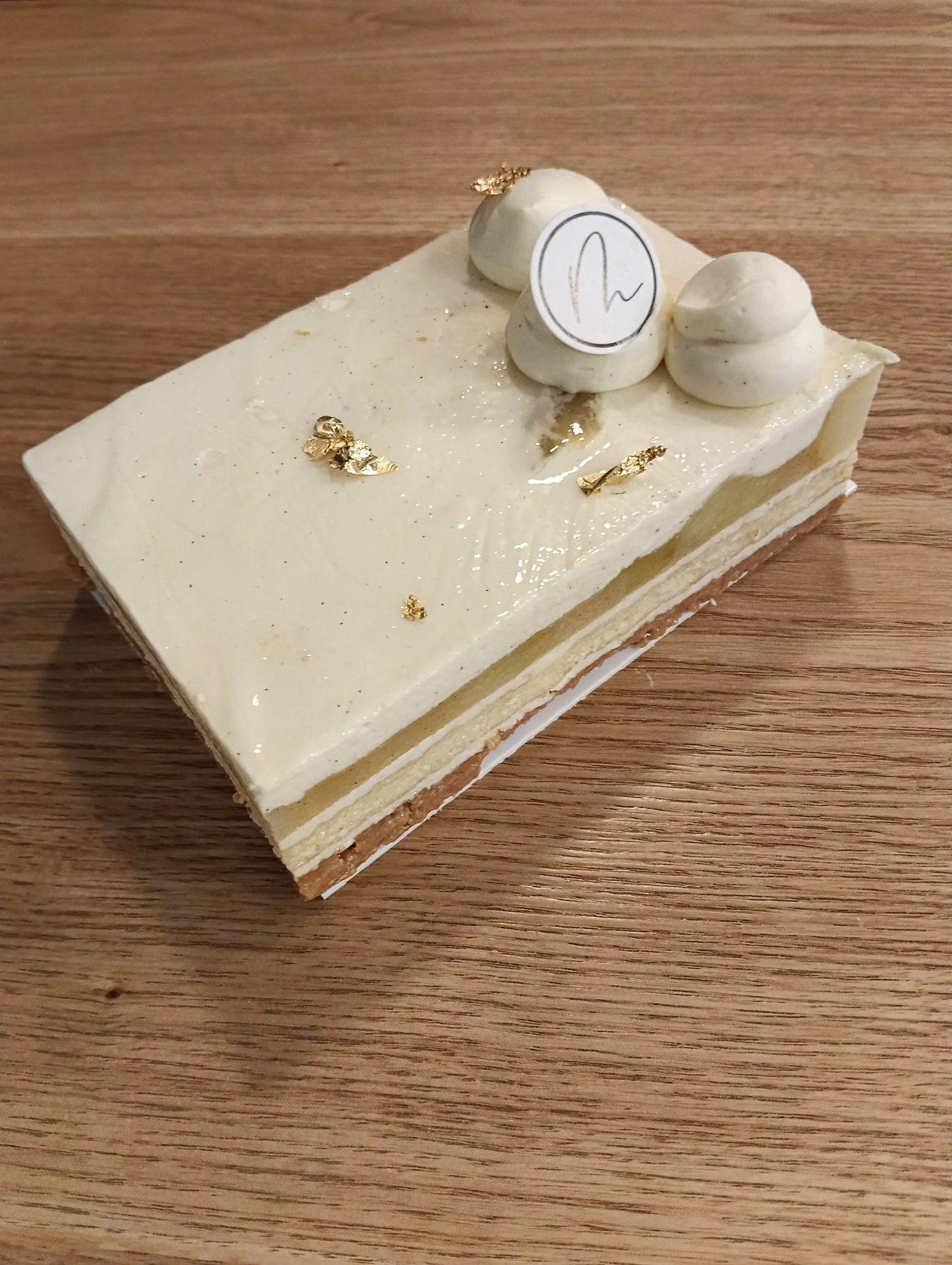 entremets poire vanille